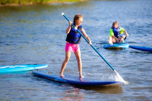 Beneficios del paddle surf en niños